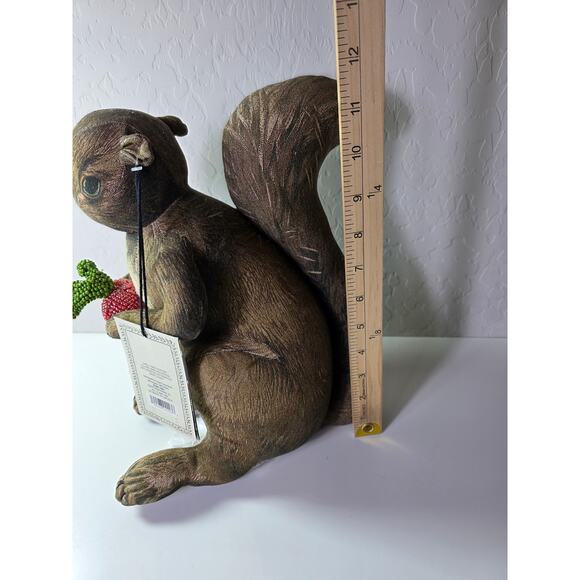 NEW John Derian Squirrel Sparkling Beaded Target 12" Plush Pillow NWT - Picture 10 of 10